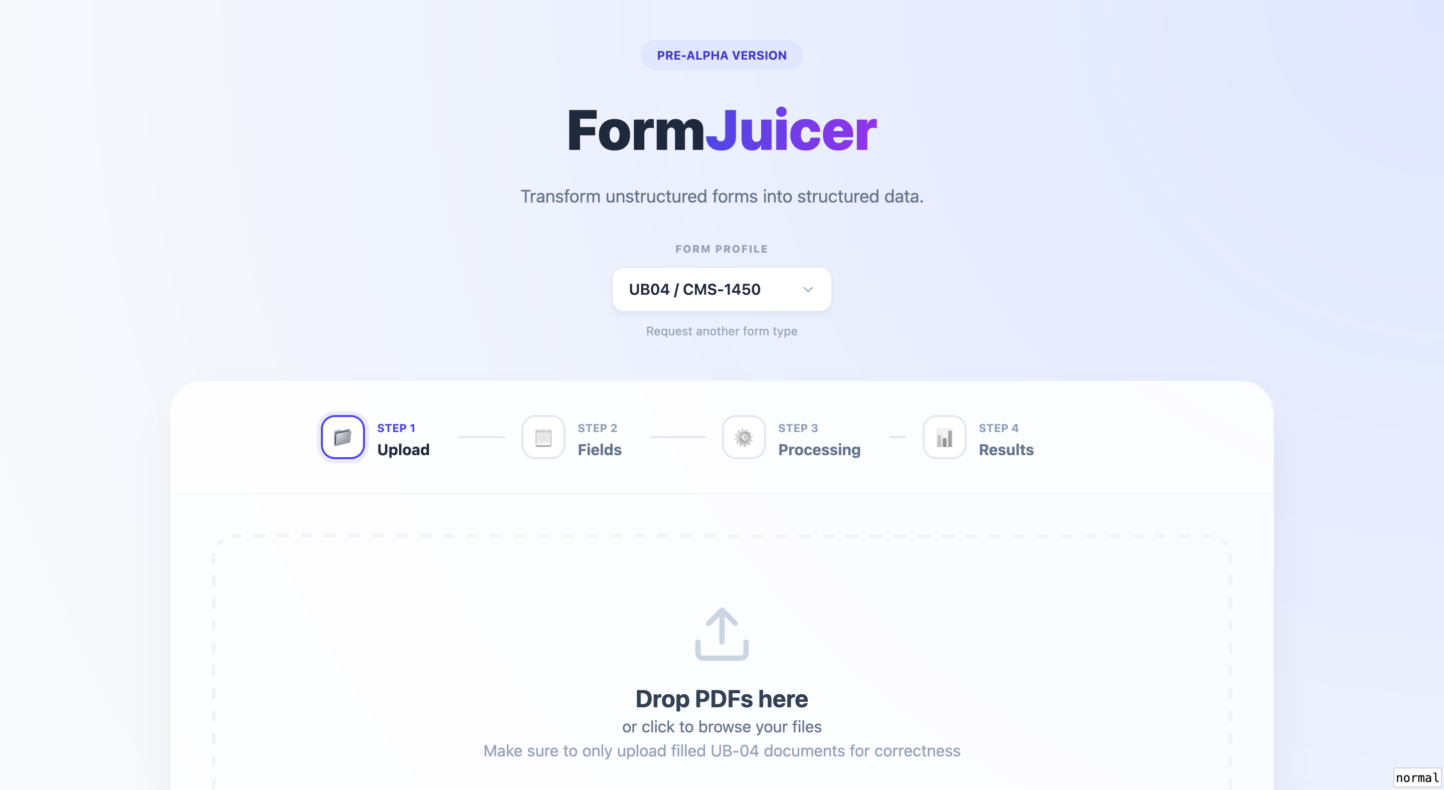 FormJuicer screenshot