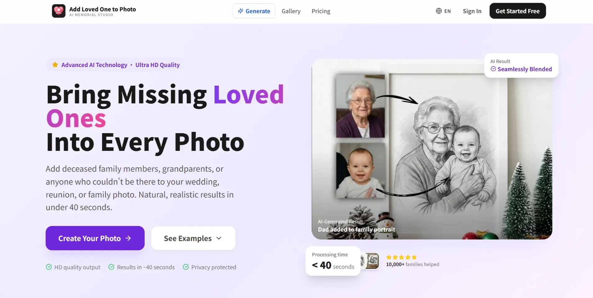Add Loved One to Photo screenshot