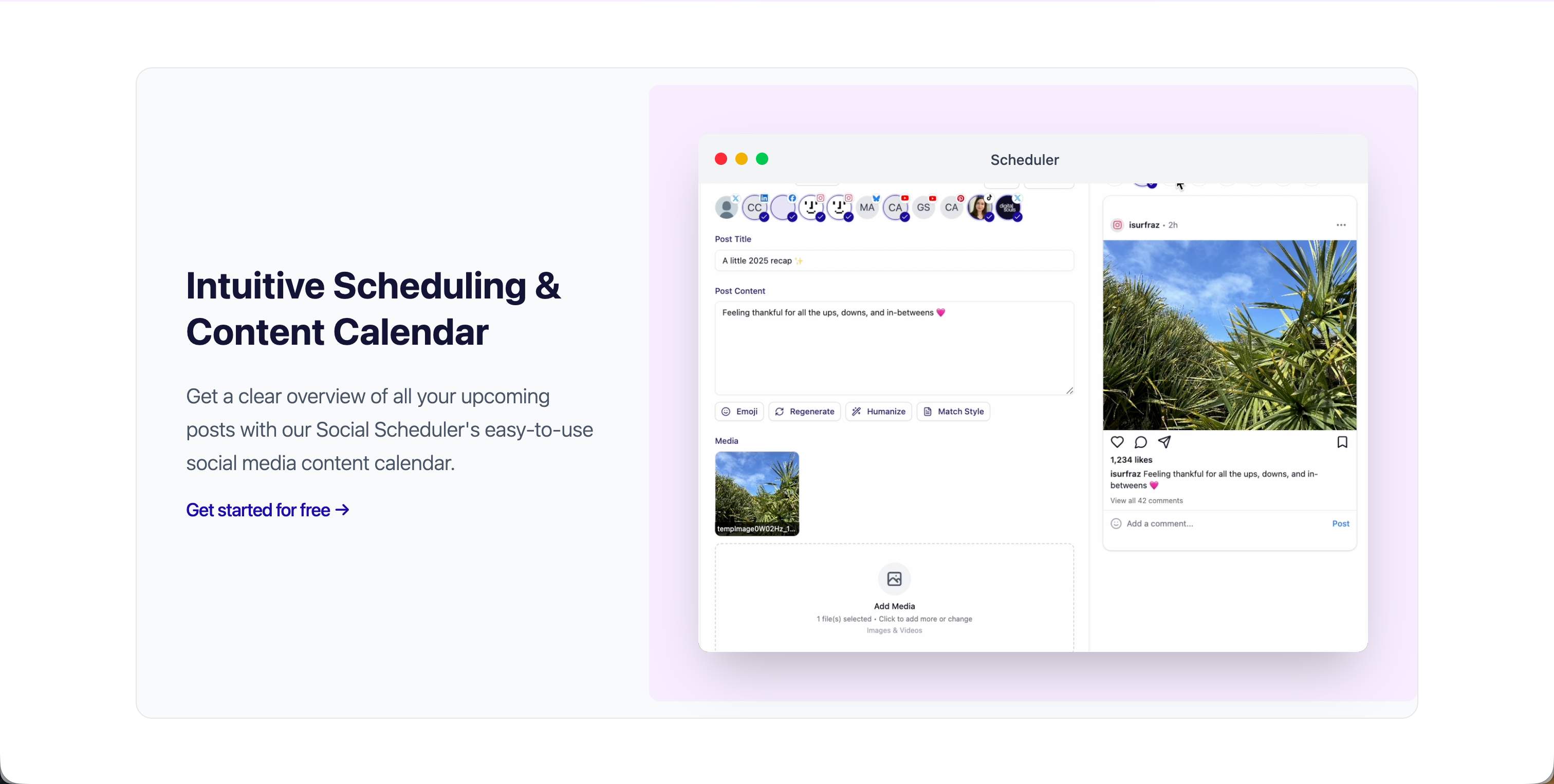 Scheduler.social screenshot