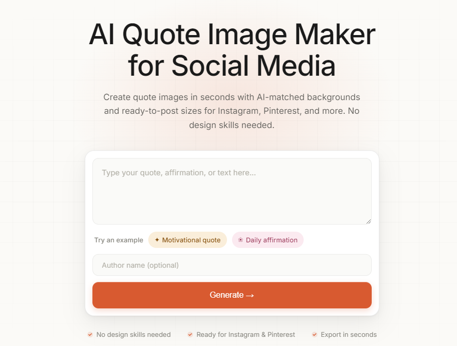 Quote Image Maker screenshot