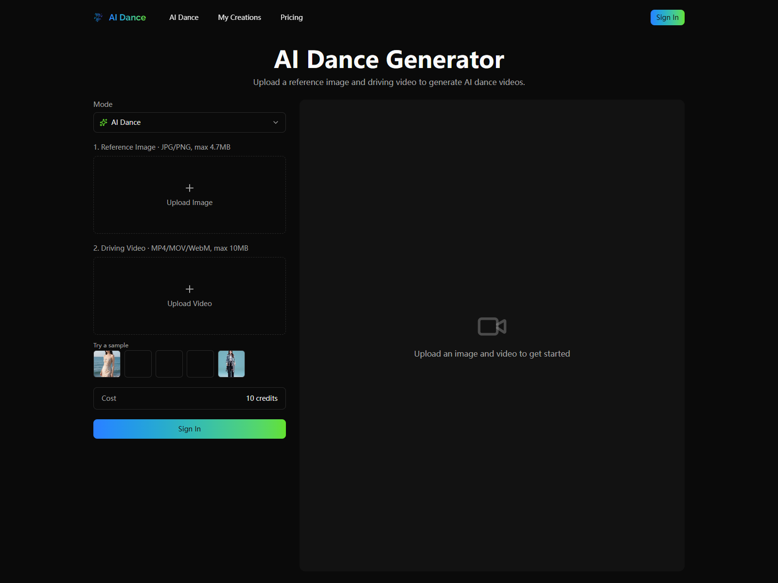 AI Dance screenshot