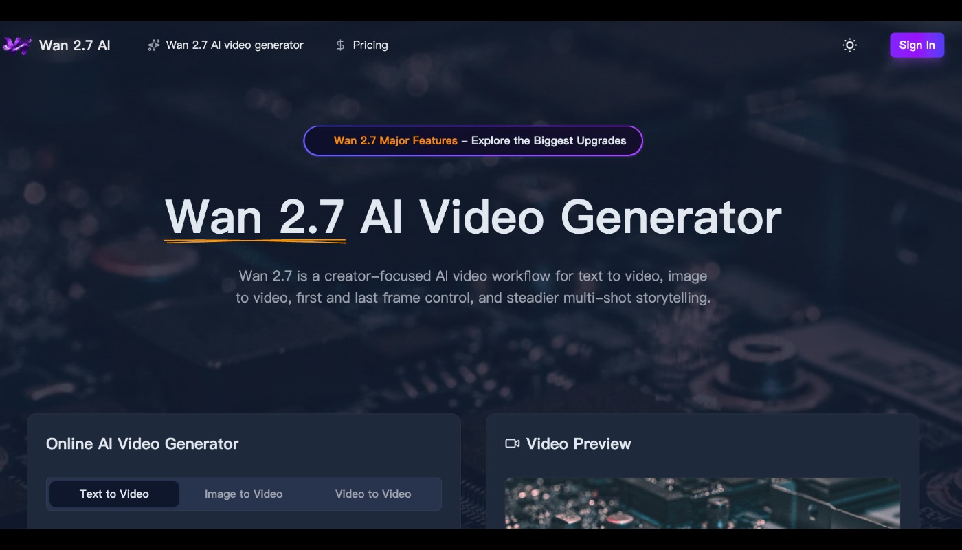 Wan 2.7 screenshot