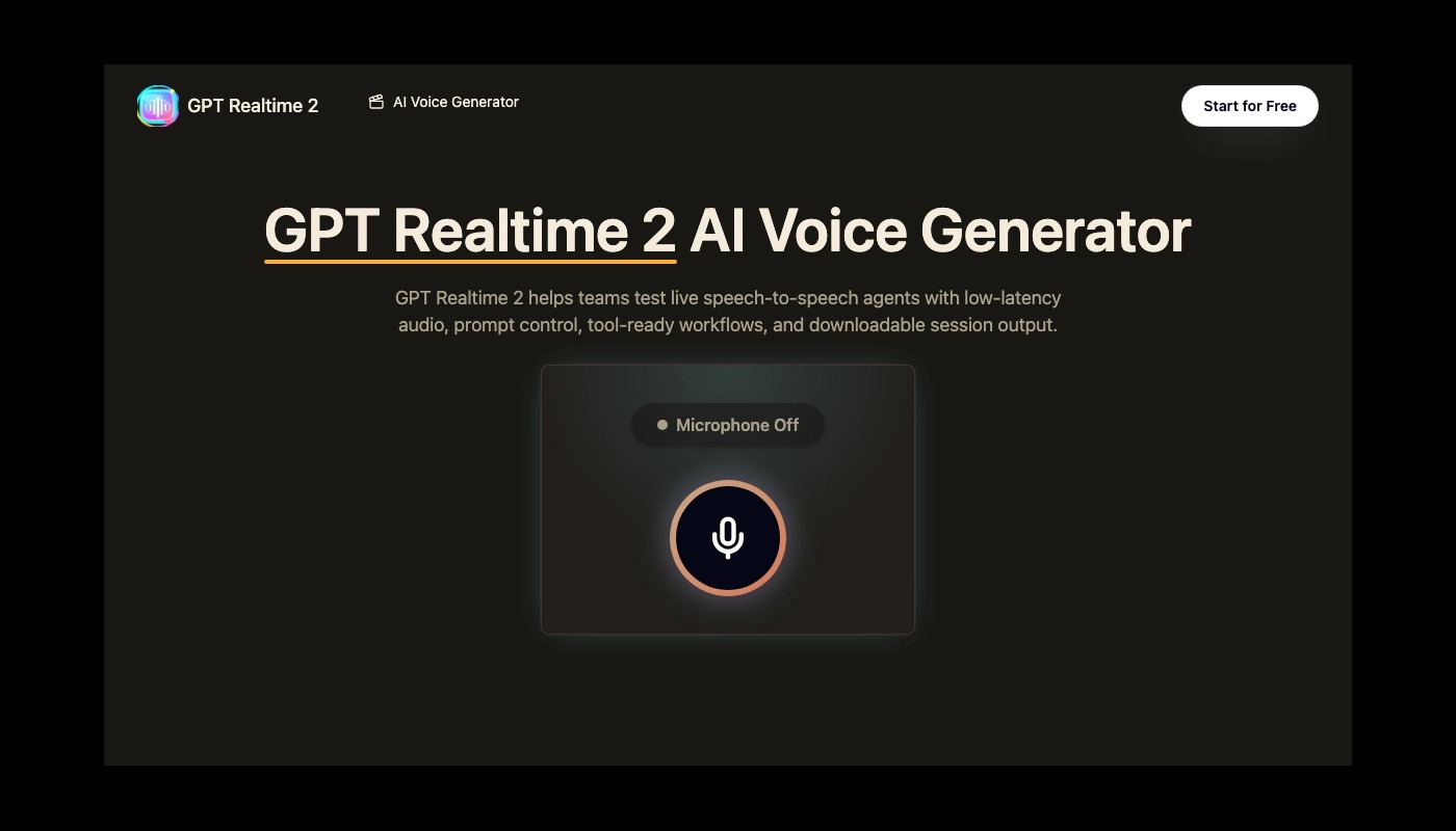 Gpt Realtime 2 screenshot