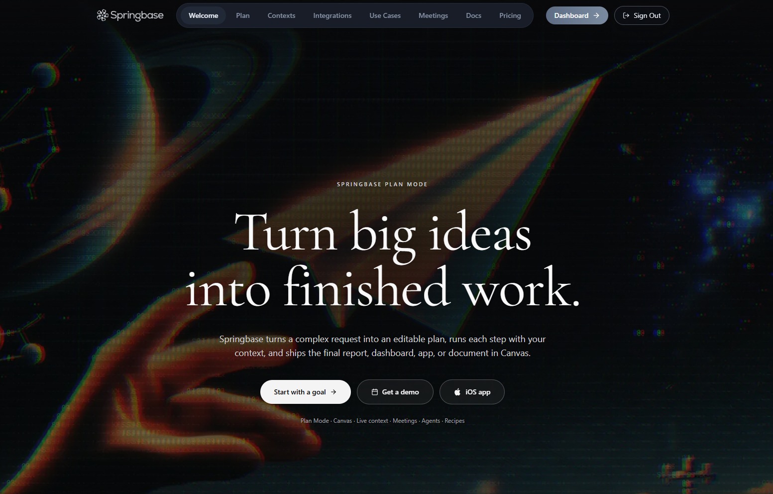 Springbase.ai screenshot