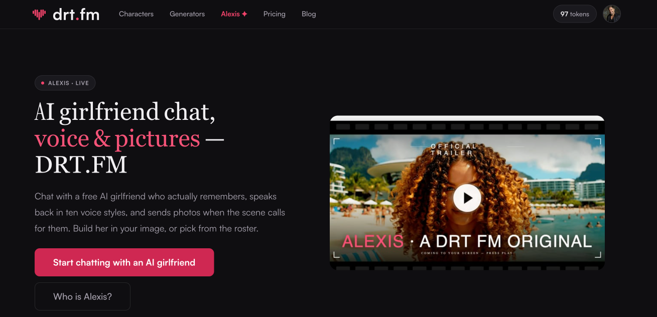 DRT.fm screenshot
