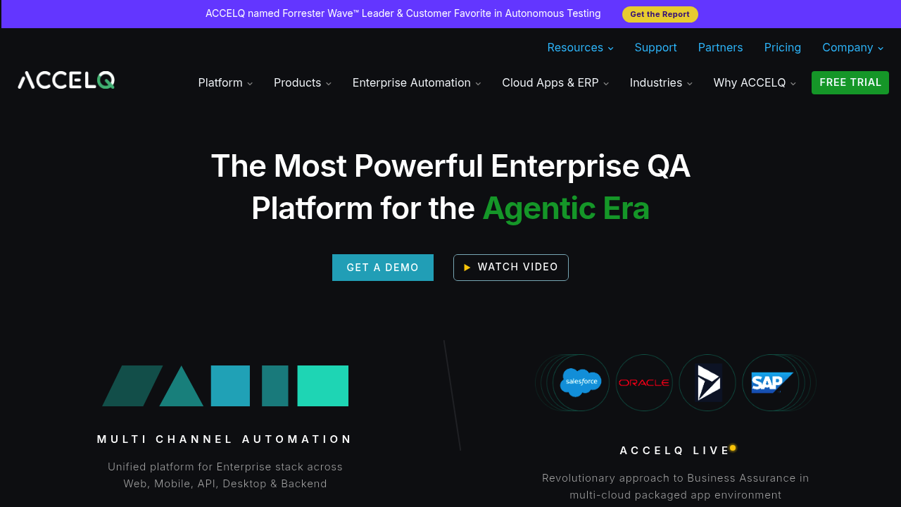 ACCELQ screenshot
