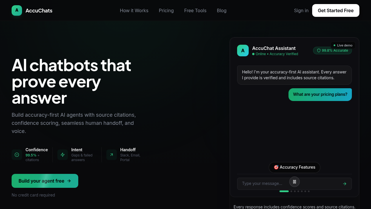 AccuChats screenshot