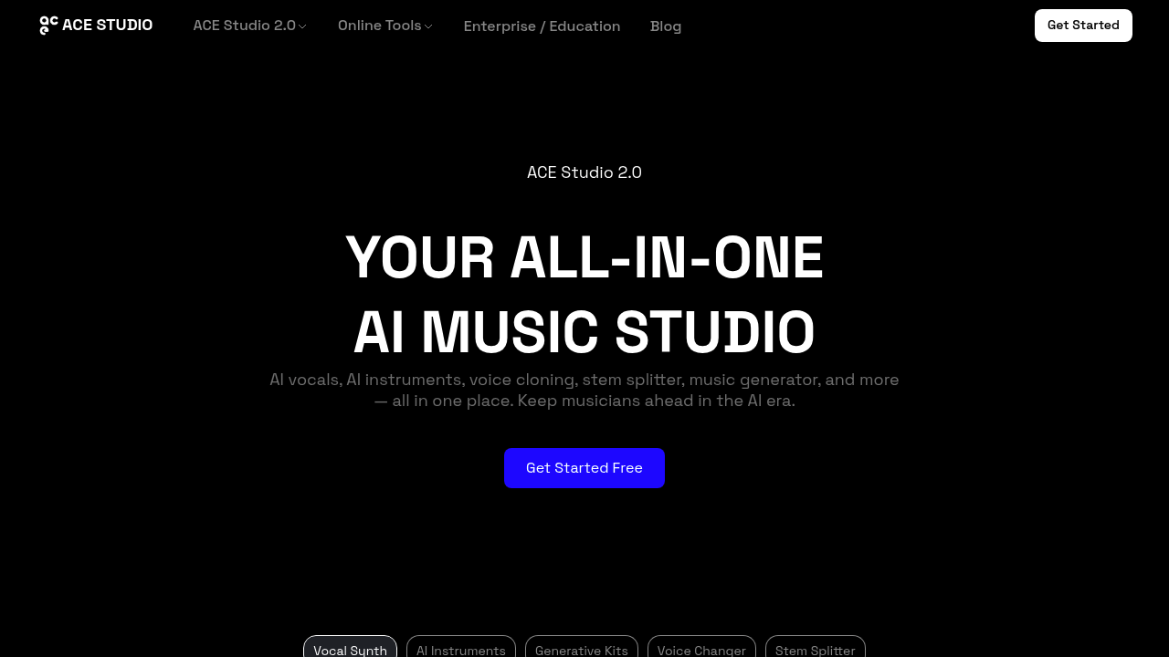 ACE Studio screenshot