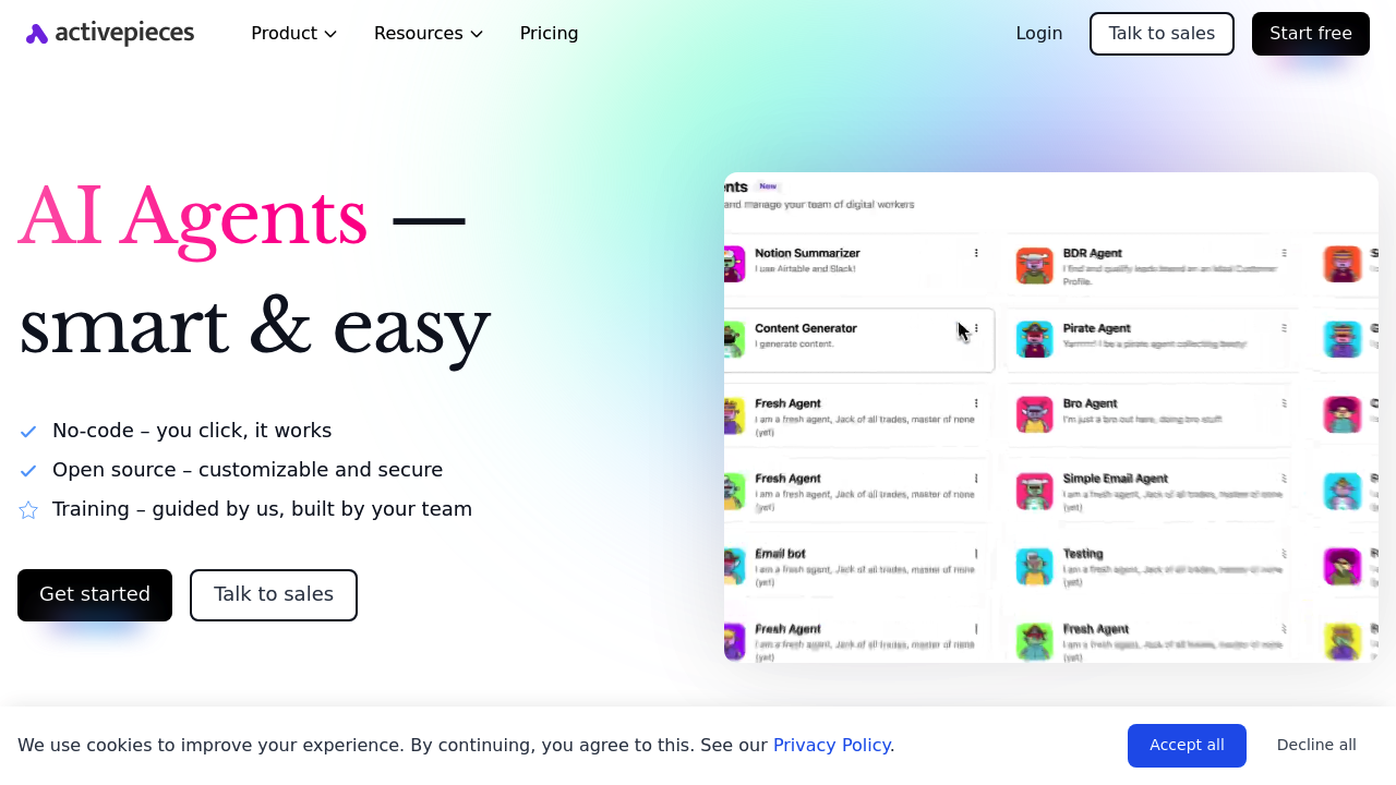 Activepieces screenshot