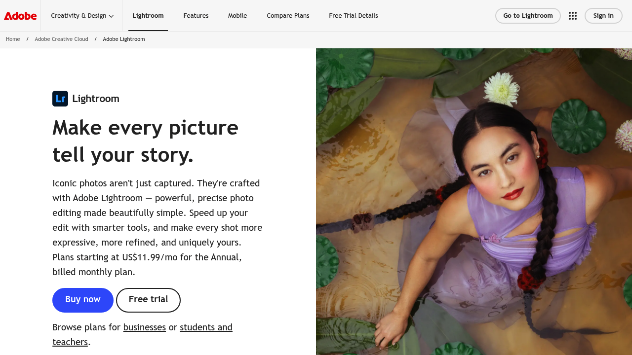 Adobe Lightroom screenshot