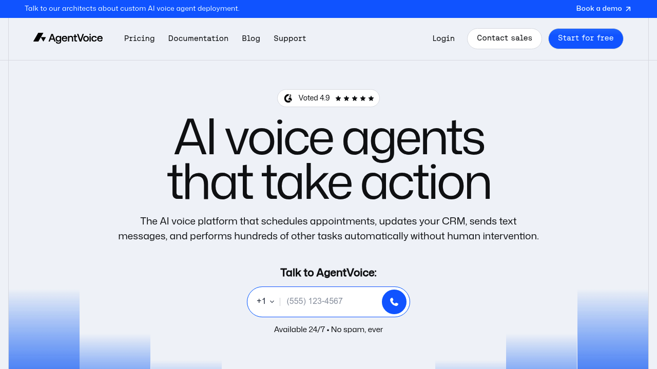 AgentVoice screenshot