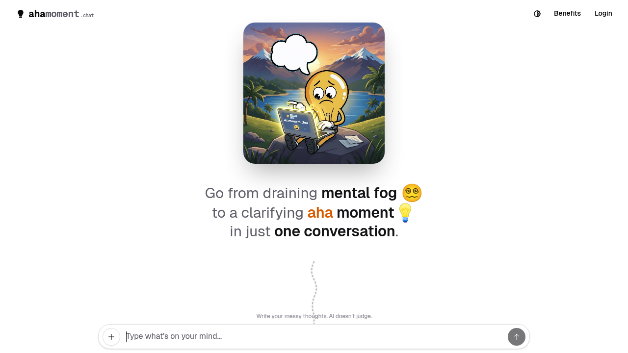 AhaMoment.chat screenshot