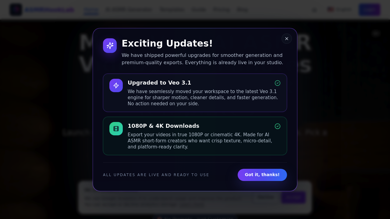 AI-ASMR.co screenshot