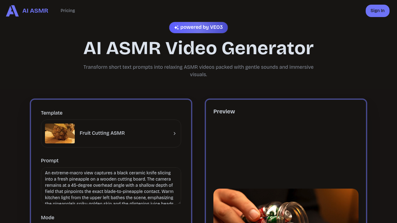 AI-ASMR.io screenshot