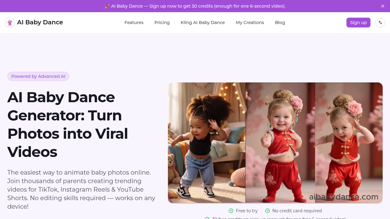 AI Baby Dance screenshot