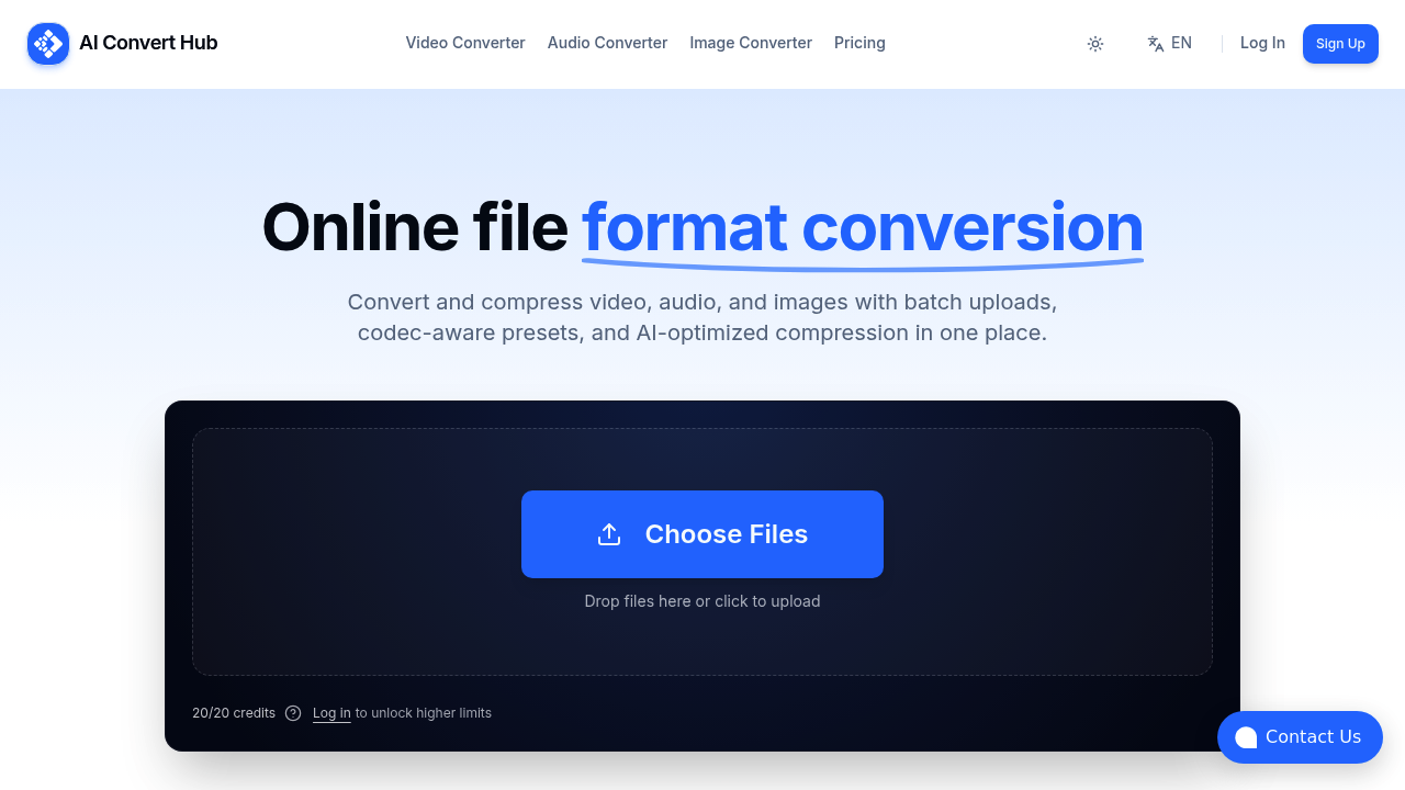 AI Convert Hub screenshot