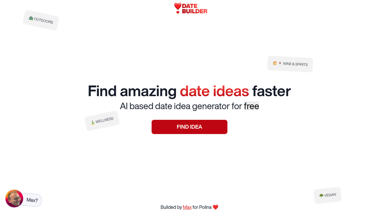 AI Date Ideas screenshot