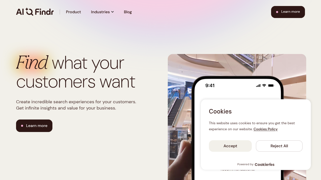 AI Findr screenshot