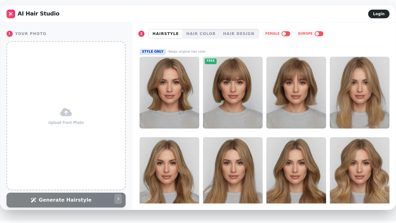 AI Hair Studio screenshot