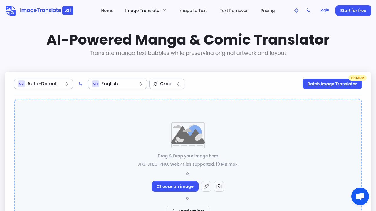 AI Manga Translator screenshot