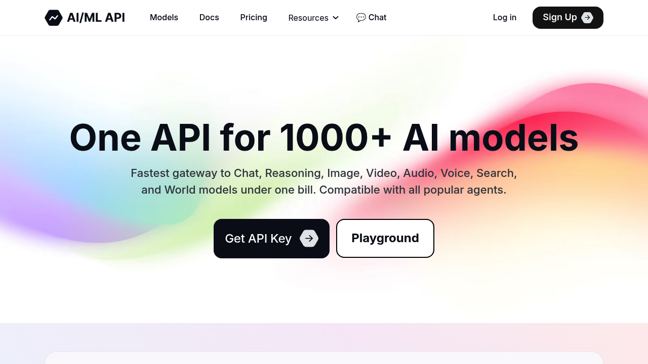 AIMLAPI screenshot