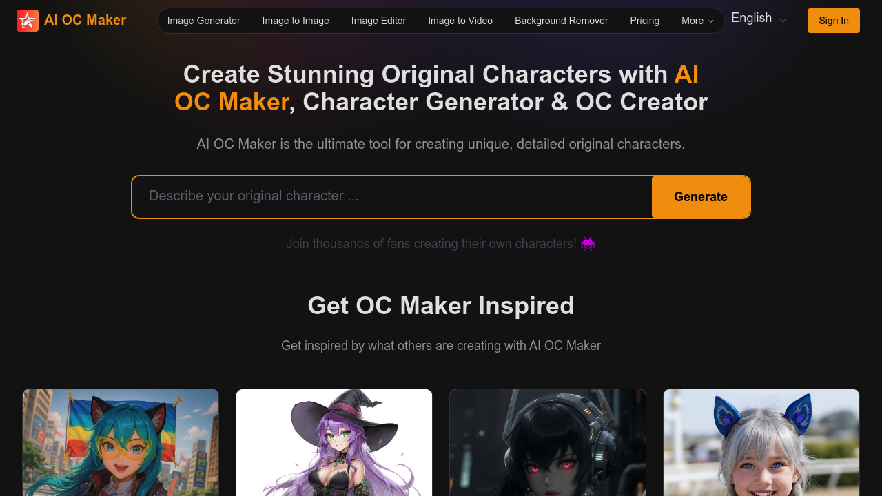 AI OC Maker screenshot