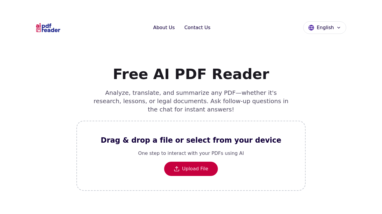 AI PDF Reader screenshot