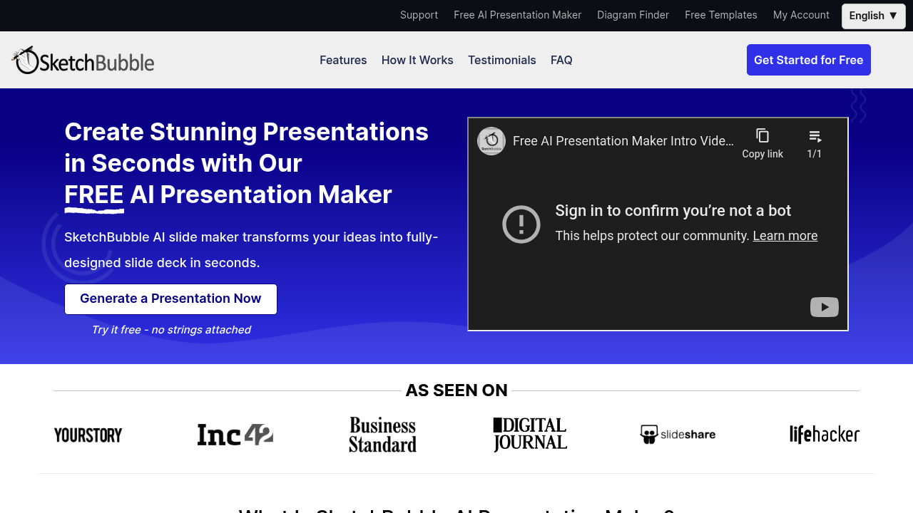 AI Presentation Maker by SketchBubble screenshot