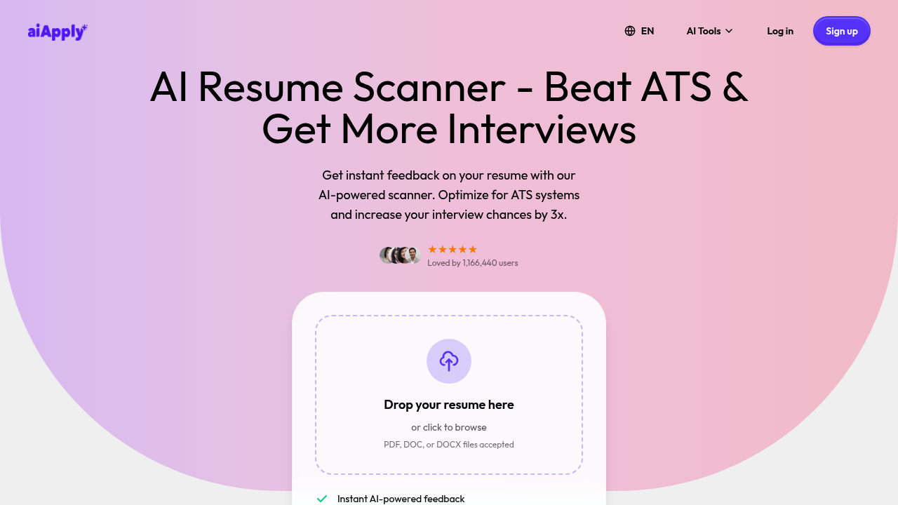 AI Resume Scanner - AIApply screenshot