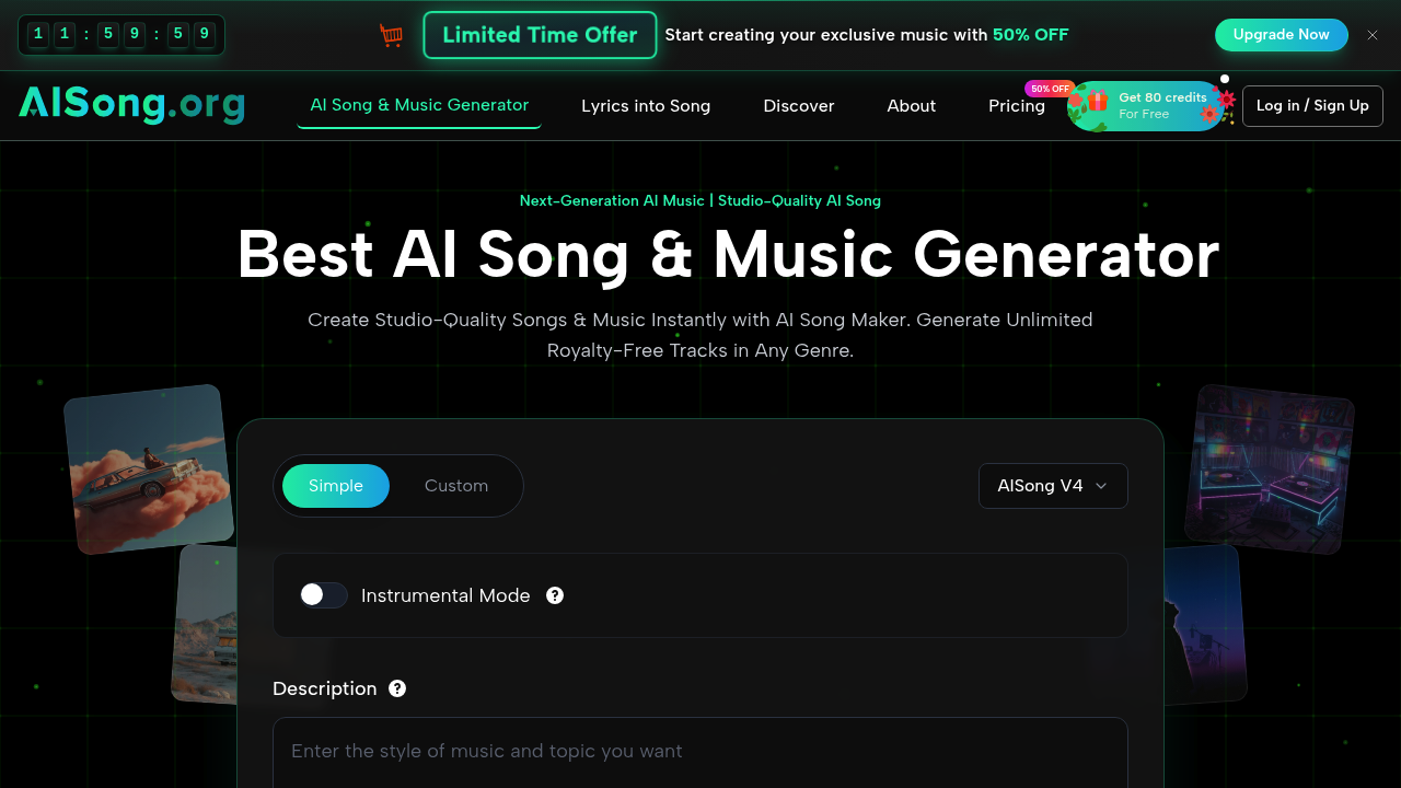 AI Song.org screenshot