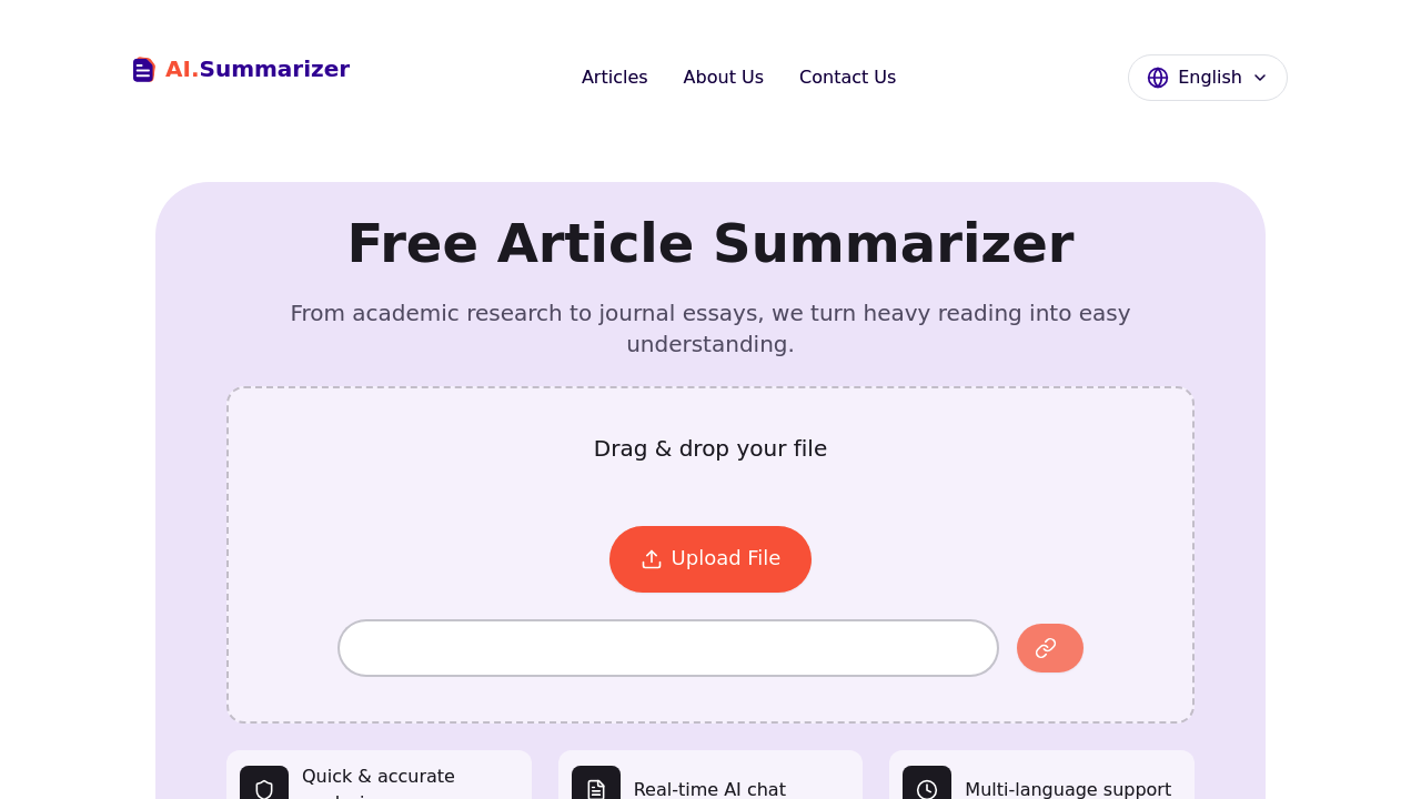 AI Summarizer screenshot