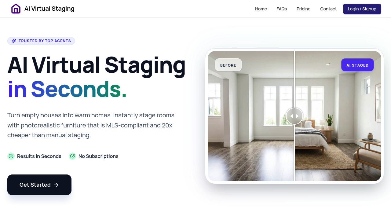 AI Virtual Staging screenshot