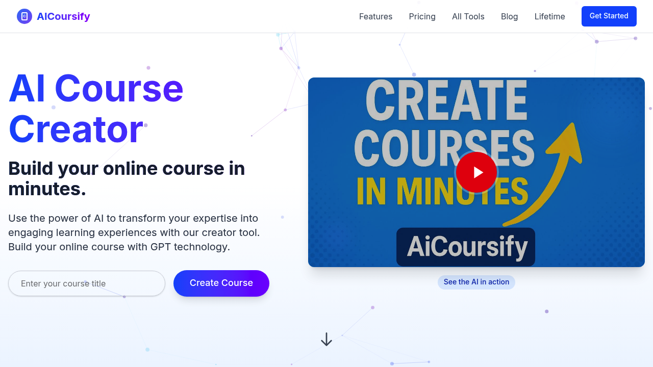 AiCoursify screenshot
