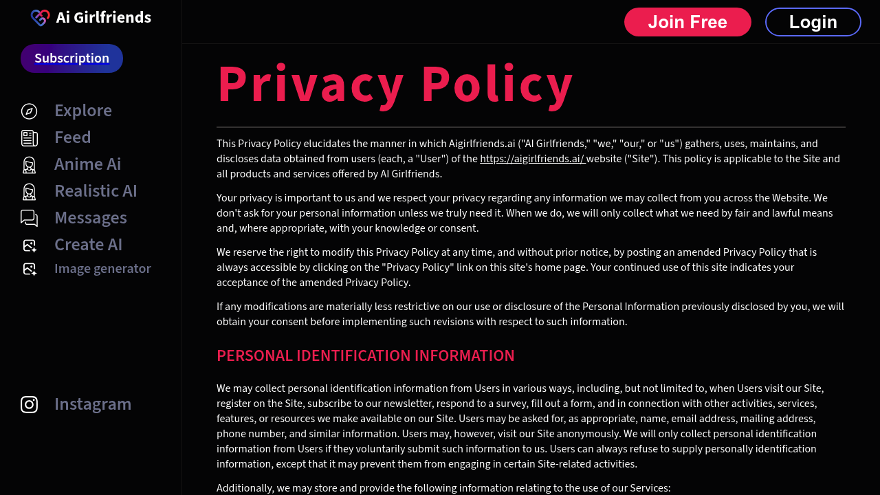 AIGirlfriends.ai - Chat Simulator screenshot