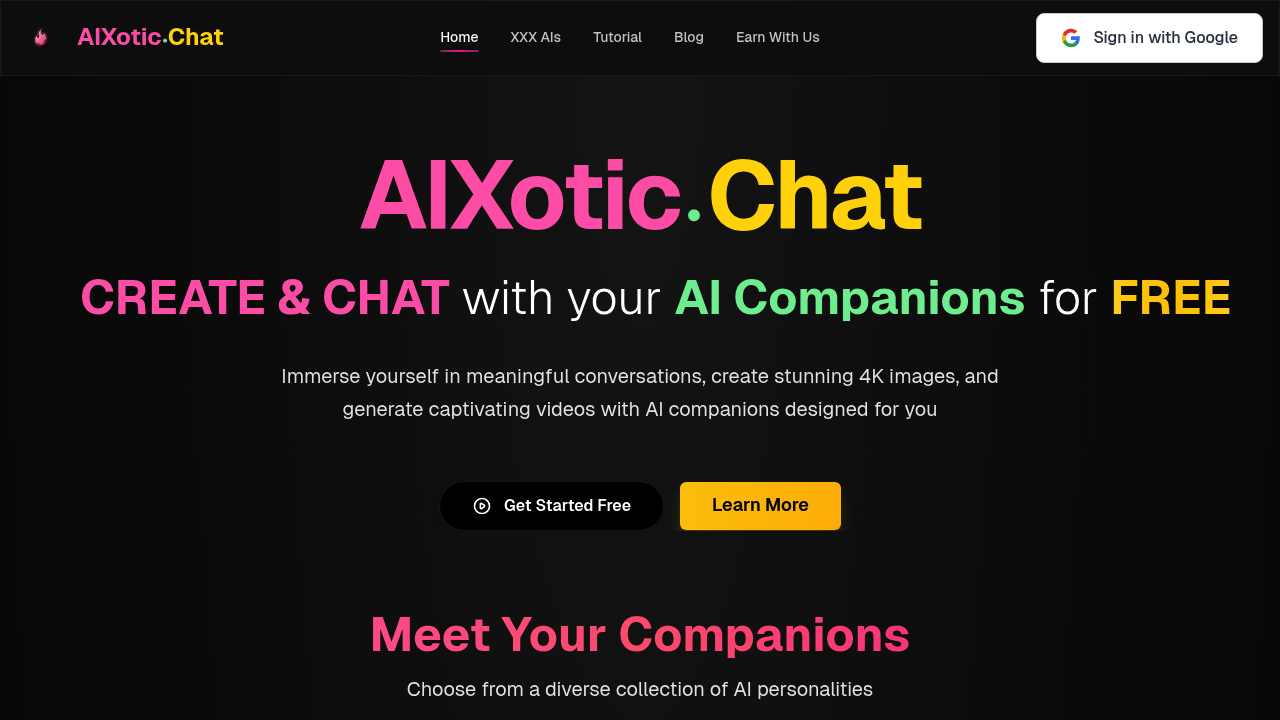AIXotic.Chat screenshot