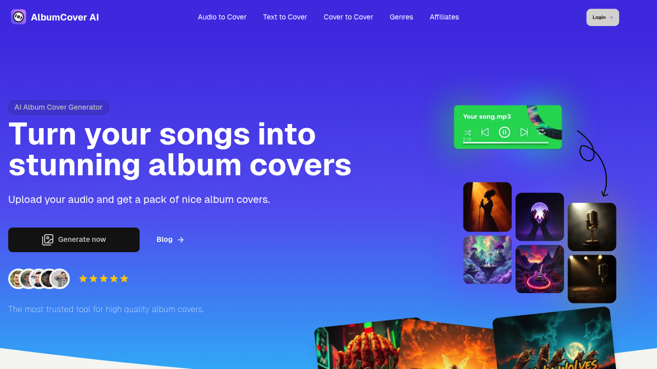 Album Cover AI screenshot