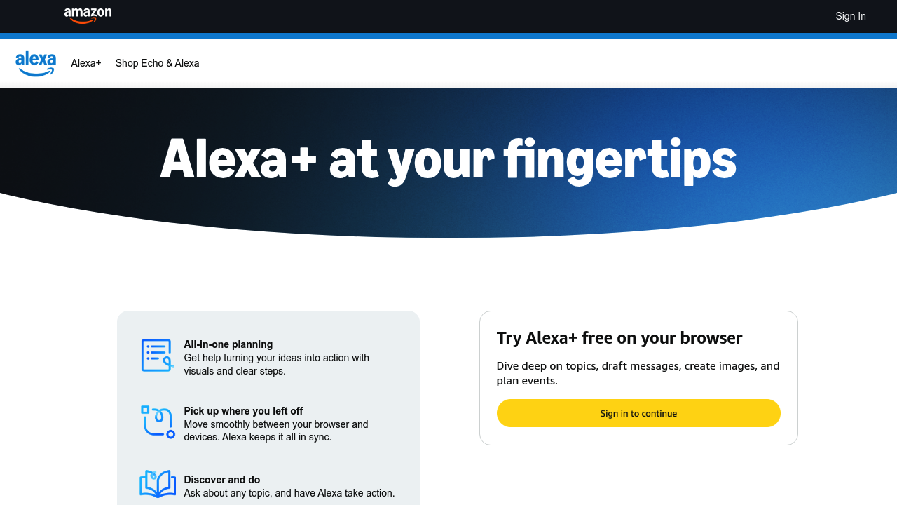 Alexa screenshot