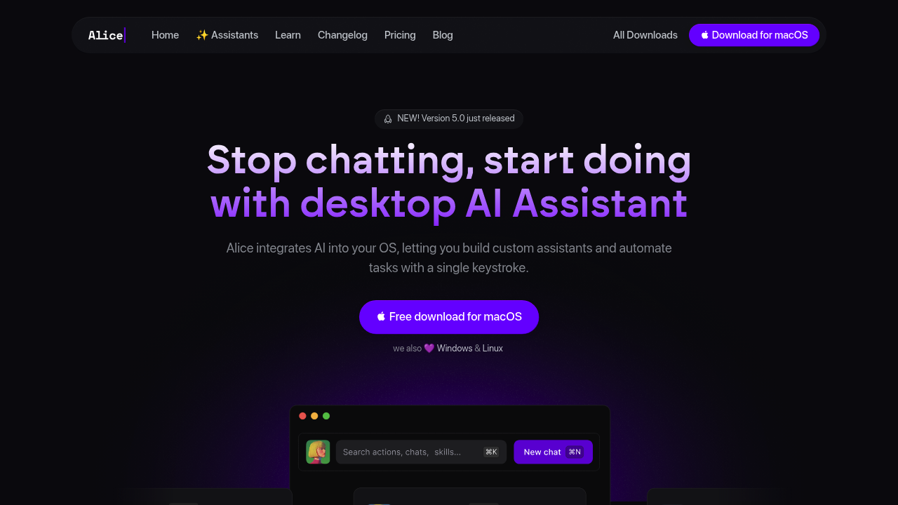 Alice - AI Automation App screenshot