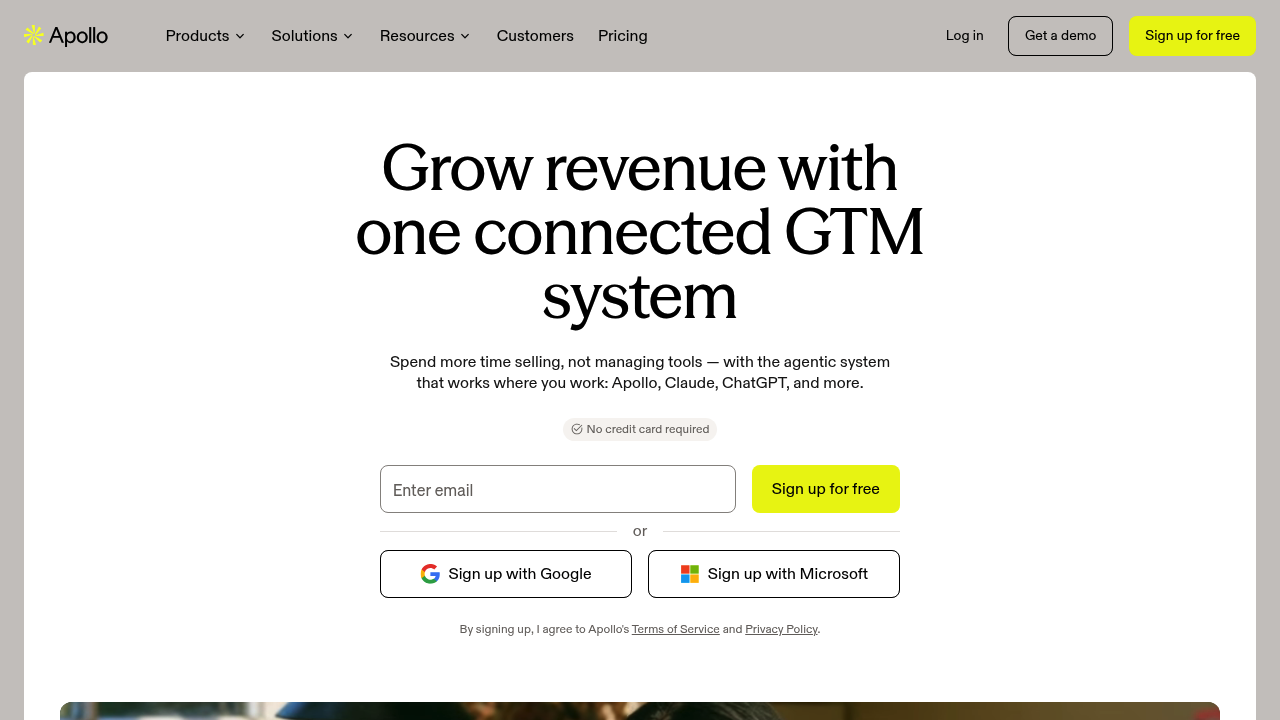 Apollo.io screenshot