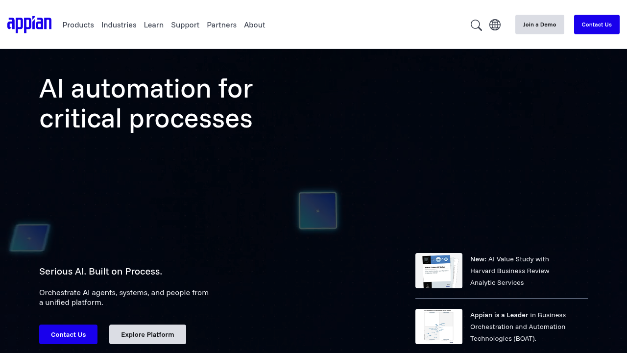 Appian screenshot