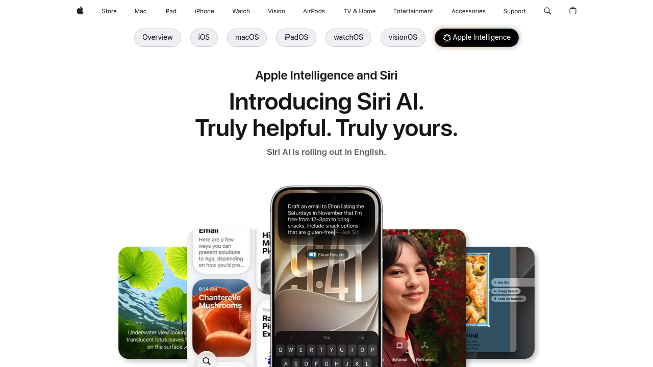 Apple Intelligence screenshot