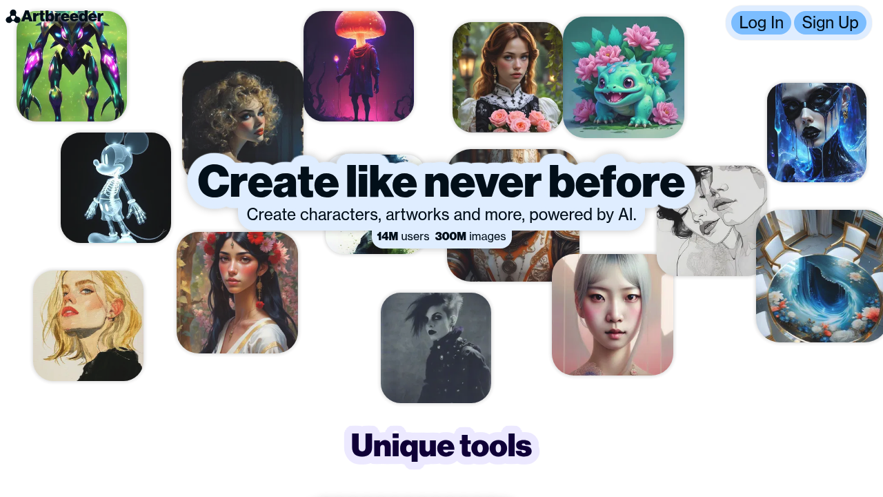 Artbreeder screenshot