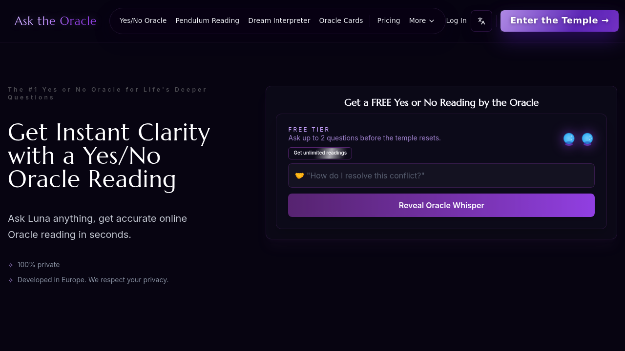 Ask The Oracle screenshot