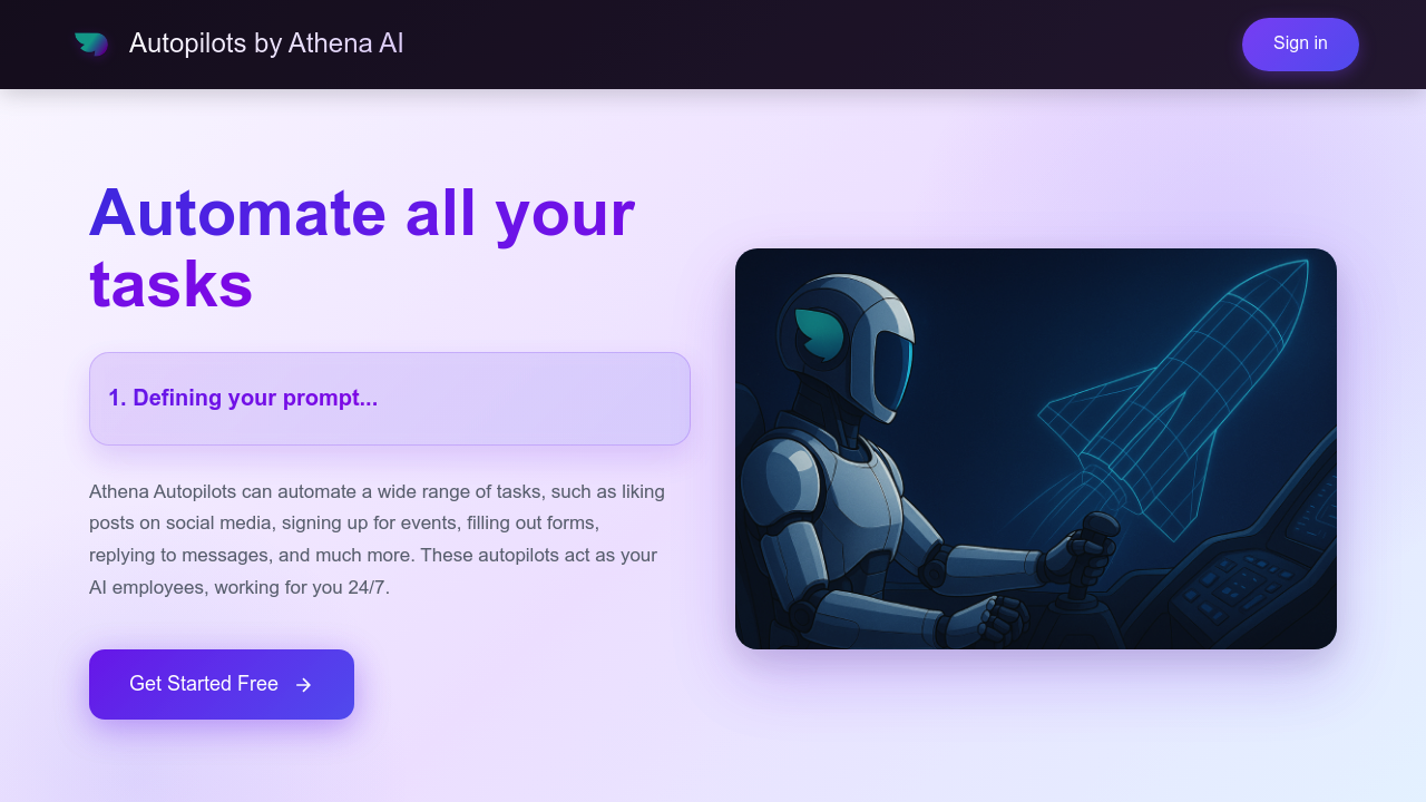 Autopilots by Athena AI screenshot
