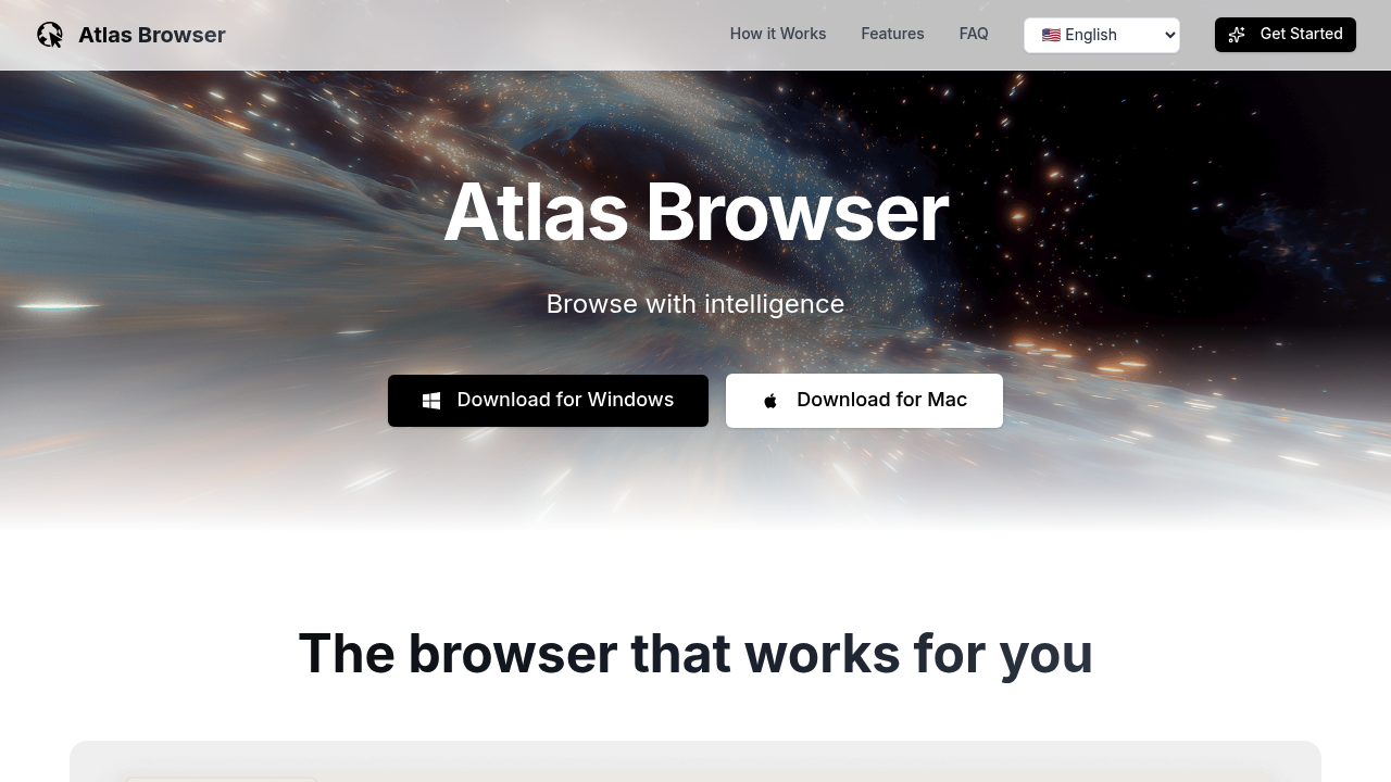 Atlas Browser screenshot