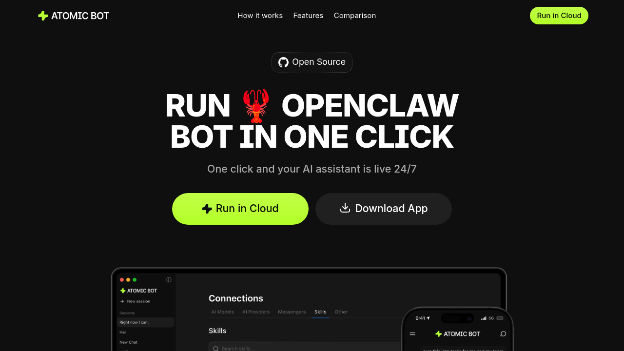 Atomic Bot screenshot