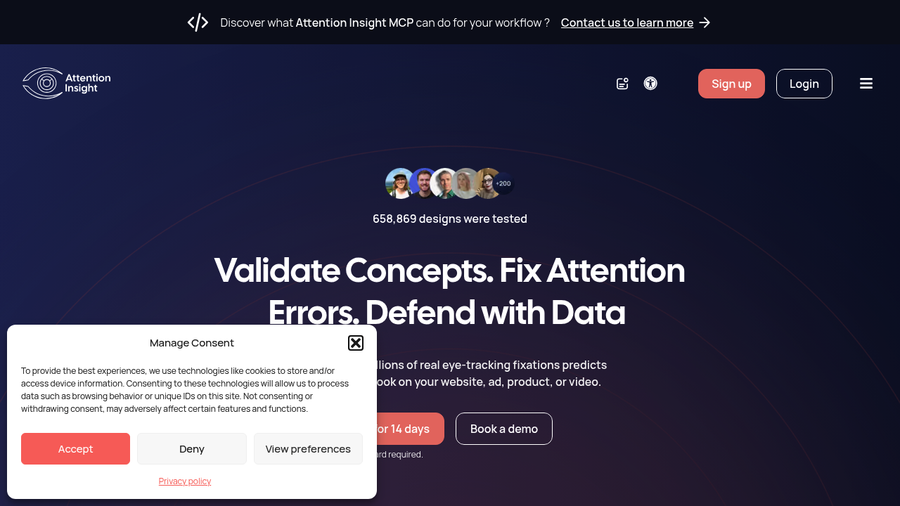 Attention Insight screenshot