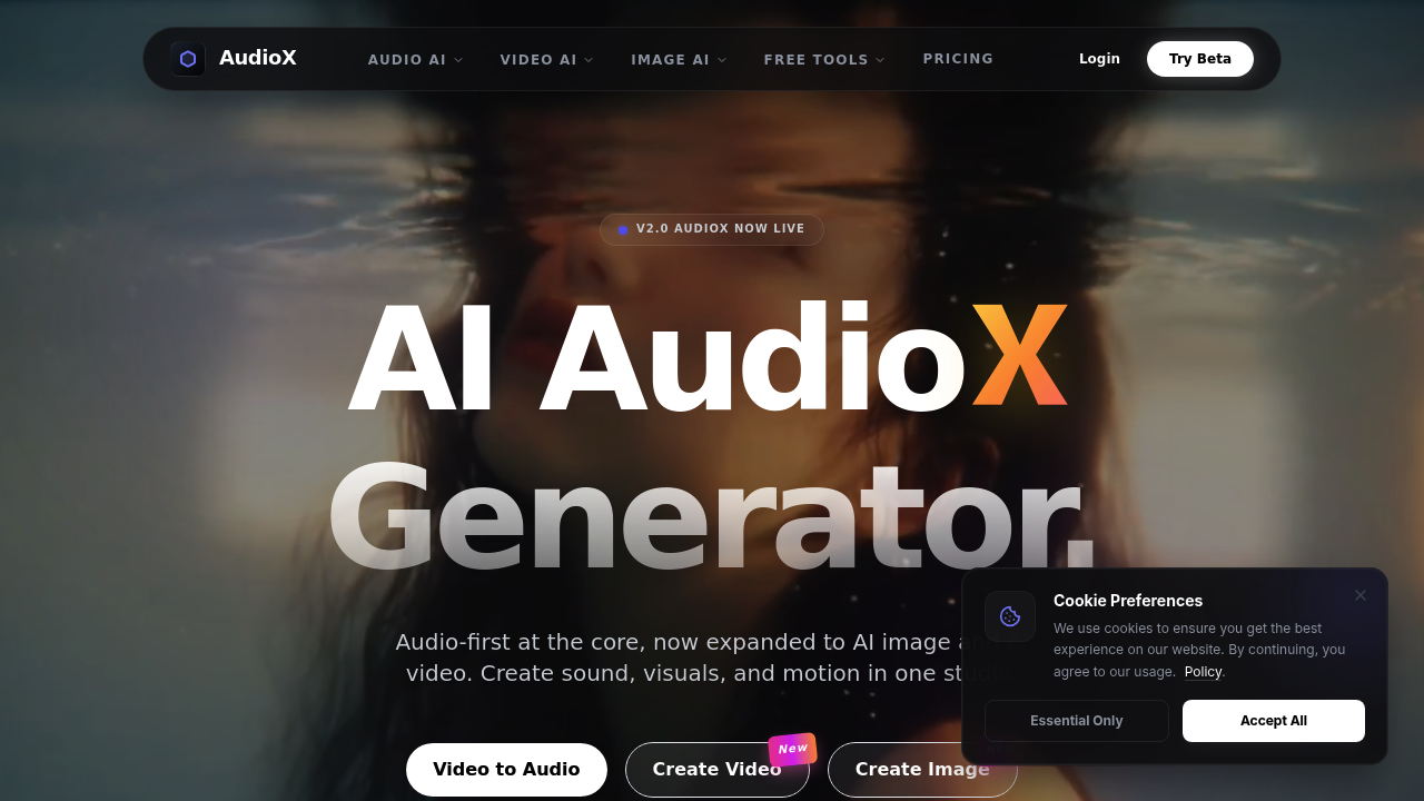 AudioX screenshot