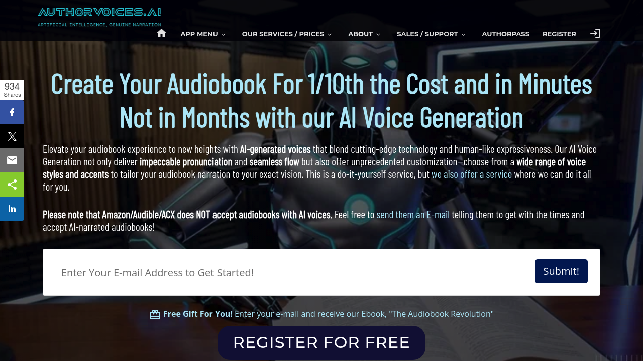 AuthorVoices.ai screenshot