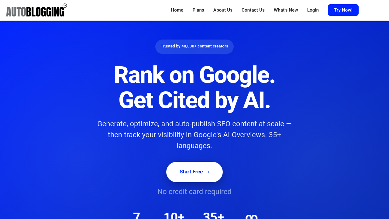 Autoblogging.ai screenshot